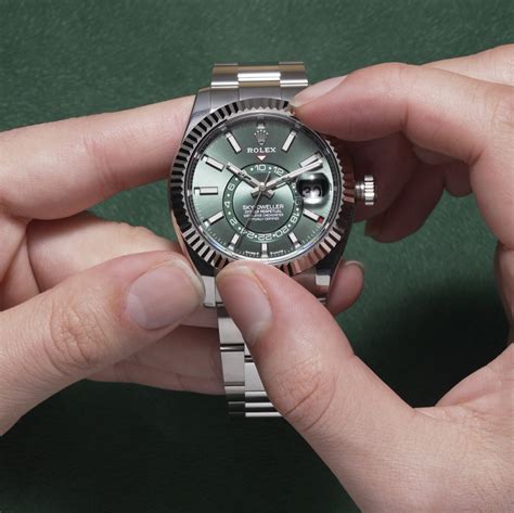 rolex dweller how to use ring commang|rolex sky dweller position 0.